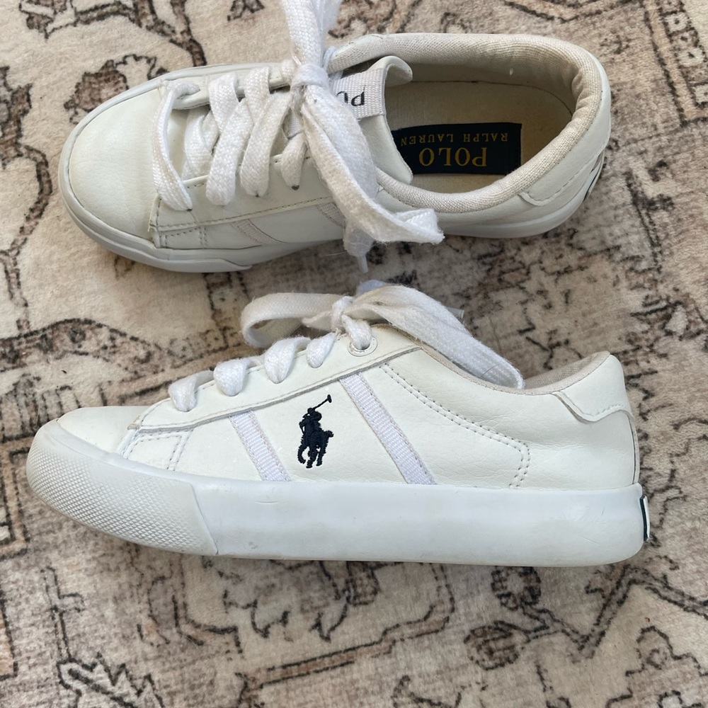 Polo by Ralph Lauren White Kids Sneakers